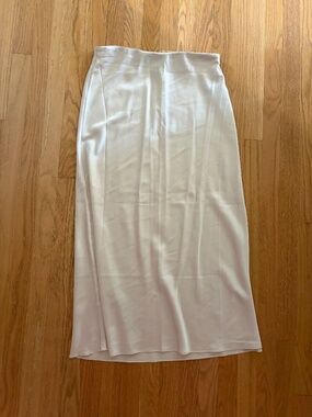 Abercrombie silk midi skirt